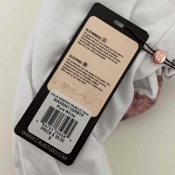 Calia | ‘Stay the Path’ Flow Muscle Tank | NWT - Picture 7 of 7